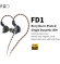 FiiO FD1 Berilyum Kaplama Dinamik Sürücülü 0.78mm pinli Hi-Res Kulakiçi Kulaklık