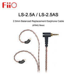 FiiO LS 2.5AS 2pin 0.78 Copper Cable with Balance 2.5mm Balance Cable for 2pin Connectors