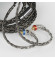 FiiO LC-RC kulaklık MMCX kablo yüksek saflıkta gümüş kaplama monokristal bakır değiştirilebilir fiş 3.5MM 2.5MM 4.4MM