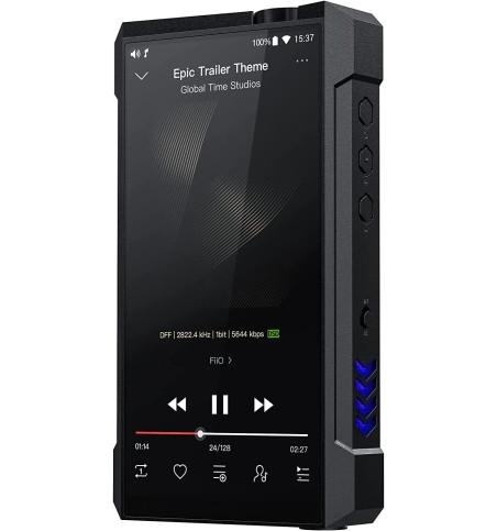 FiiO M17 MP3/MP4 Çalar Müzik Çalar Yüksek Çözünürlüklü Bluetooth Taşınabilir Masaüstü Ses Çalar 6.3mm/4.4mm Android 10